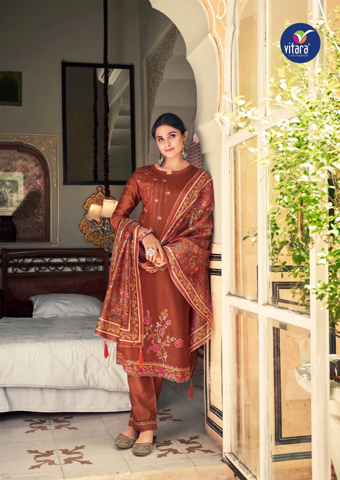 Vitara Fashion Arizona Delta Silk Wholesale Designer Readymade Salwar Suit Catalog — Wholesale Salwar Suits, MPA wholesale from Surat — view 2