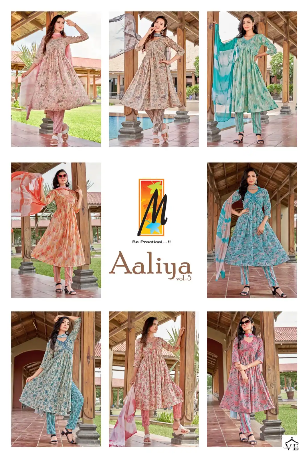 Master Aaliya Vol 5 Heavy Capsule Foil Prin Wholesale Readymade Salwar Suit Catalog — Wholesale Salwar Suits, MPA wholesale from Surat — view 9