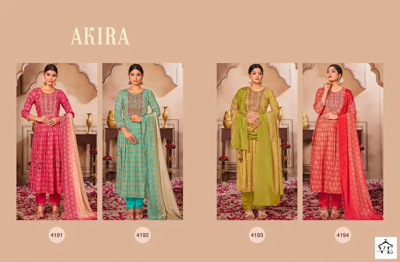 Vardan Ethnic Akira Muslin Wholesale Designer Salwar Suit Catalog — Wholesale Salwar Suits, MPA wholesale from Surat — view 5