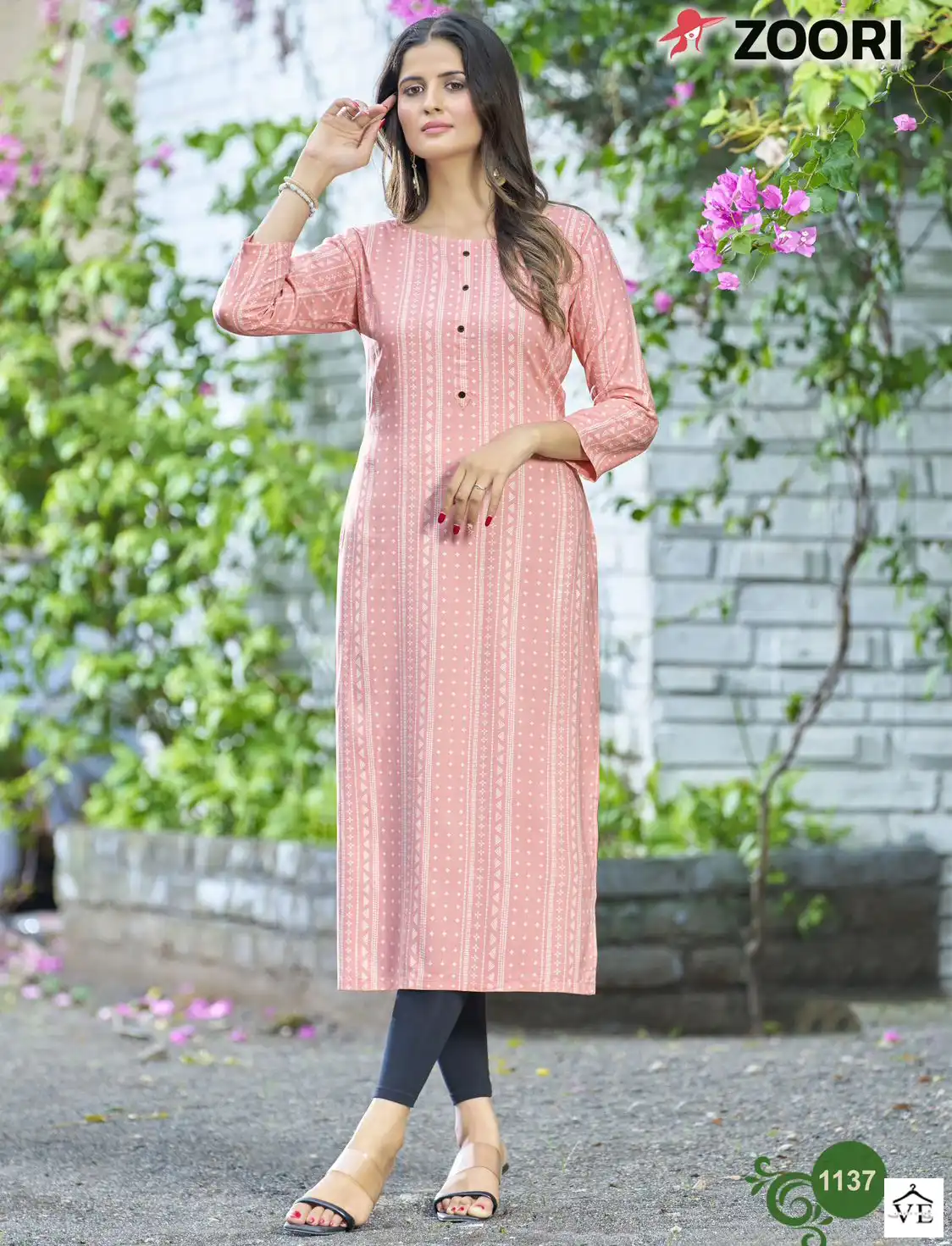 Zoori Akshara Vol 23 Rayon Wholesale Kurti Catalog — Wholesale Kurtis, MPA wholesale from Surat — view 1
