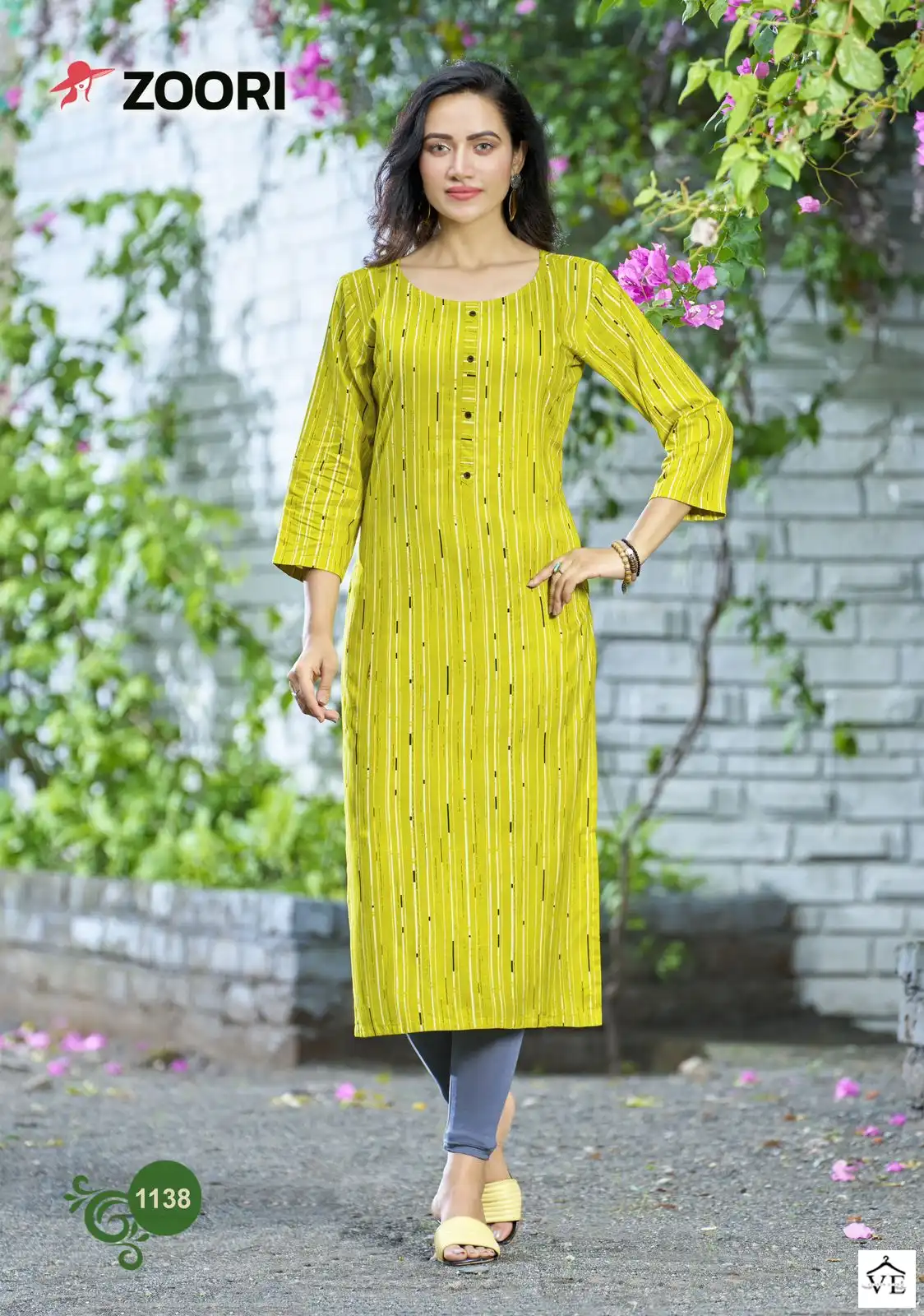 Zoori Akshara Vol 23 Rayon Wholesale Kurti Catalog — Wholesale Kurtis, MPA wholesale from Surat - Gallery Image 5
