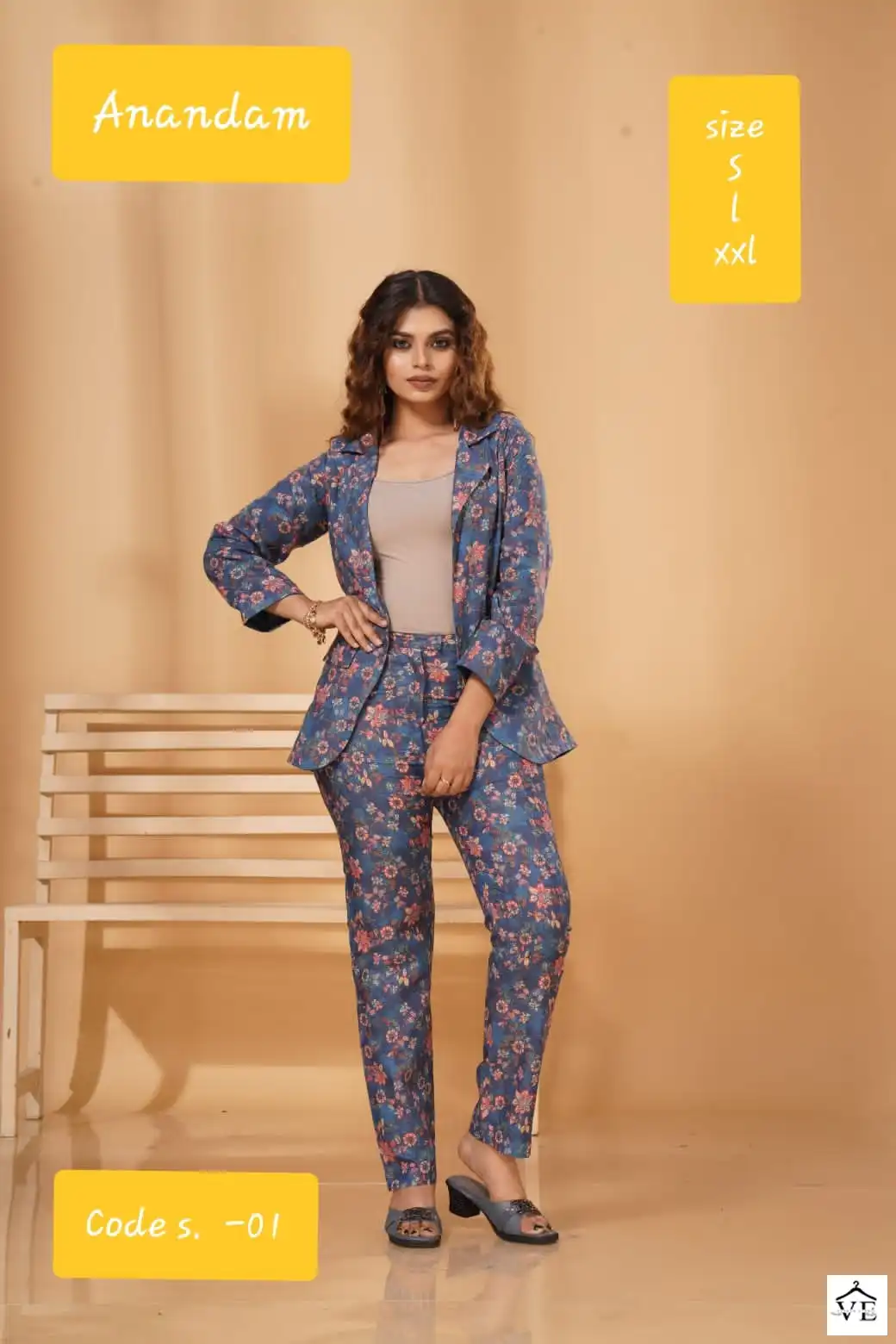 Anandam Colours Polister Cotton Wholesale Co-Ord Set Catalog — Wholesale Kurtis, MPA wholesale from Surat — view 3