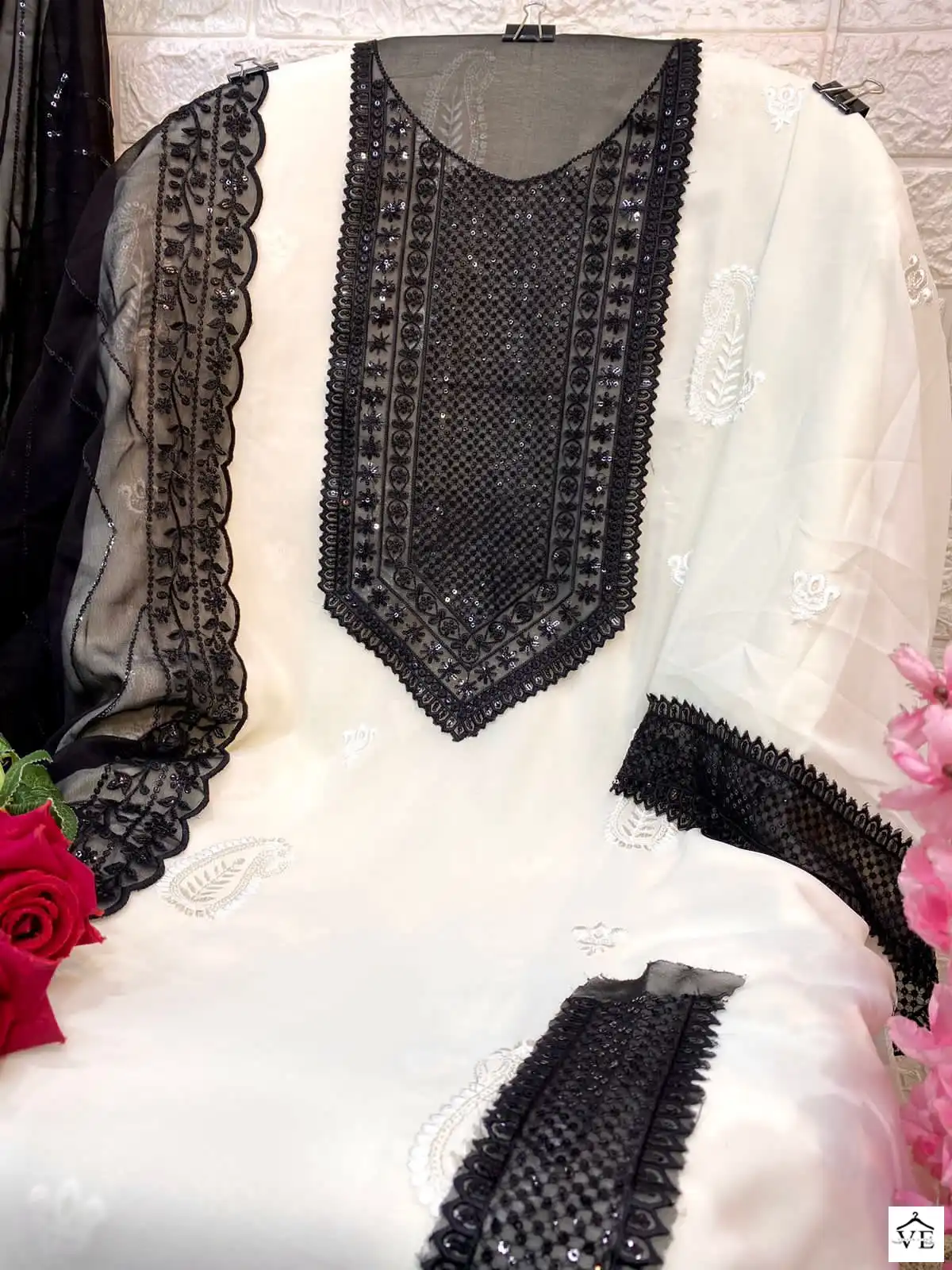 Al Amra Anaya ZF 103 Georgett Wholesale Pakistani Salwar Suit Catalog — Wholesale Salwar Suits, MPA wholesale from Surat — view 4