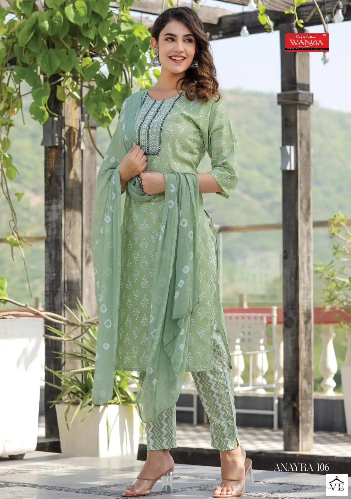 Wanna Anayra Cotton Cambric Wholesale Readymade Suits Catalog — Wholesale Salwar Suits, MPA wholesale from Surat - Gallery Image 4