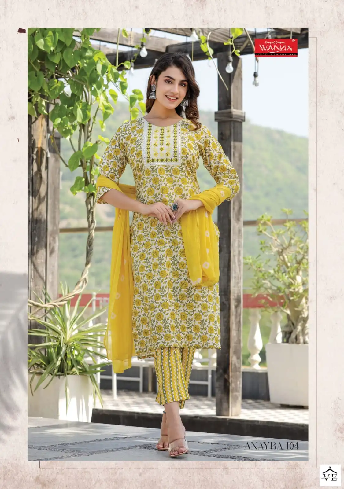 Wanna Anayra Cotton Cambric Wholesale Readymade Suits Catalog — Wholesale Salwar Suits, MPA wholesale from Surat - Gallery Image 5