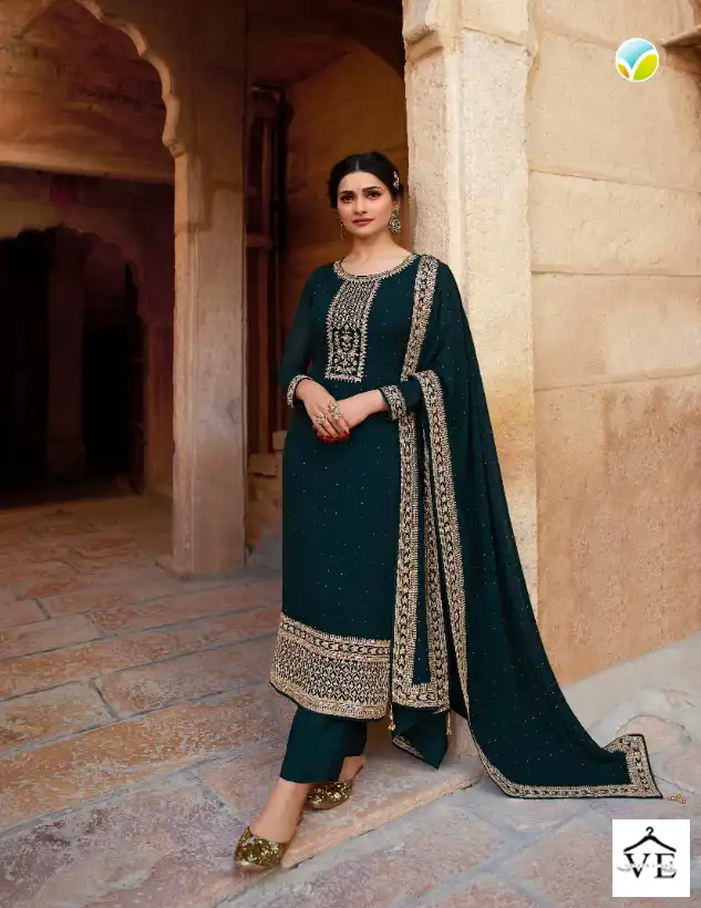 Vinay Fashion Andaaz Georgette Wholesale Designer Salwar Suits Catalog — Wholesale Salwar Suits, MPA wholesale from Surat — view 5