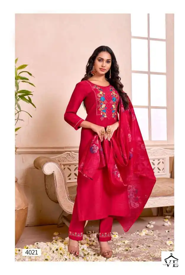 Vardan Ethnic Aneri Nylone Viscose Wholesale Readymade Salwar Suit Catalog — Wholesale Salwar Suits, MPA wholesale from Surat - Gallery Image 2