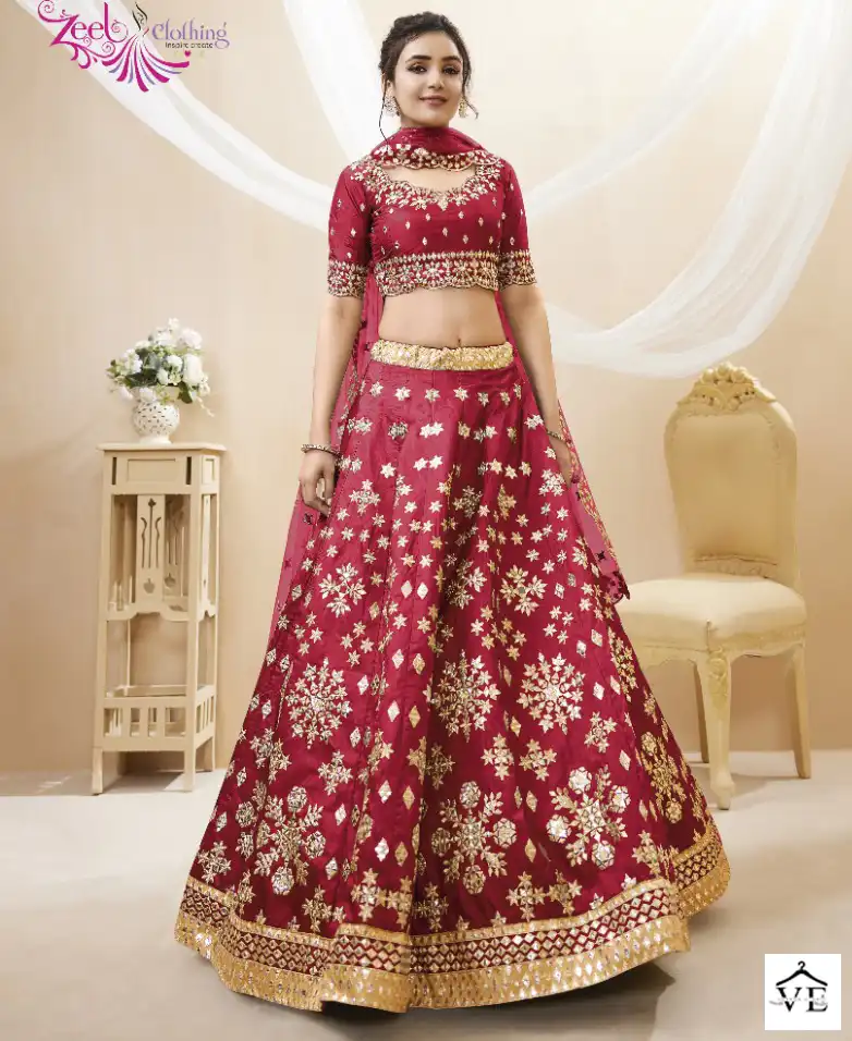 Zeel Angelic Vol-1 Art Silk Wholesale Lehenga Catalog