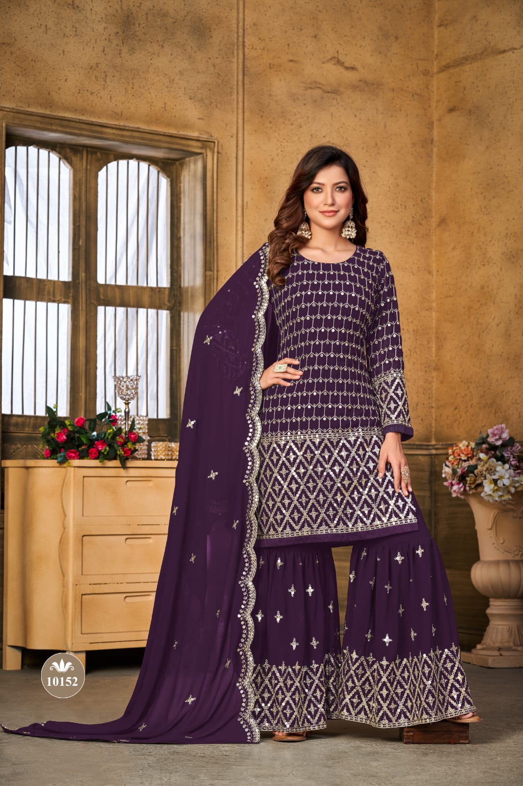 Vardan Ethnic Anjubaa Vol 15 Faux Georgette Wholesale Designer Salwar Suit Catalog — Wholesale Salwar Suits, MPA wholesale from Surat - Gallery Image 2
