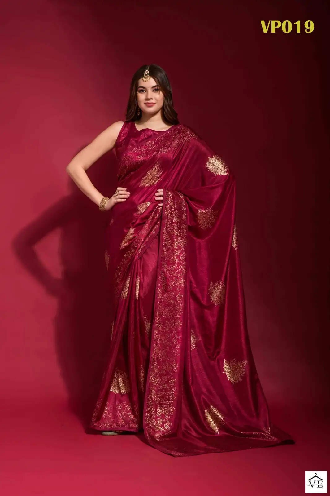 Vardan Ethnic Balmukund Georgette Silk Wholesale Sarees Catalog — Wholesale Sarees, MPA wholesale from Surat — view 3