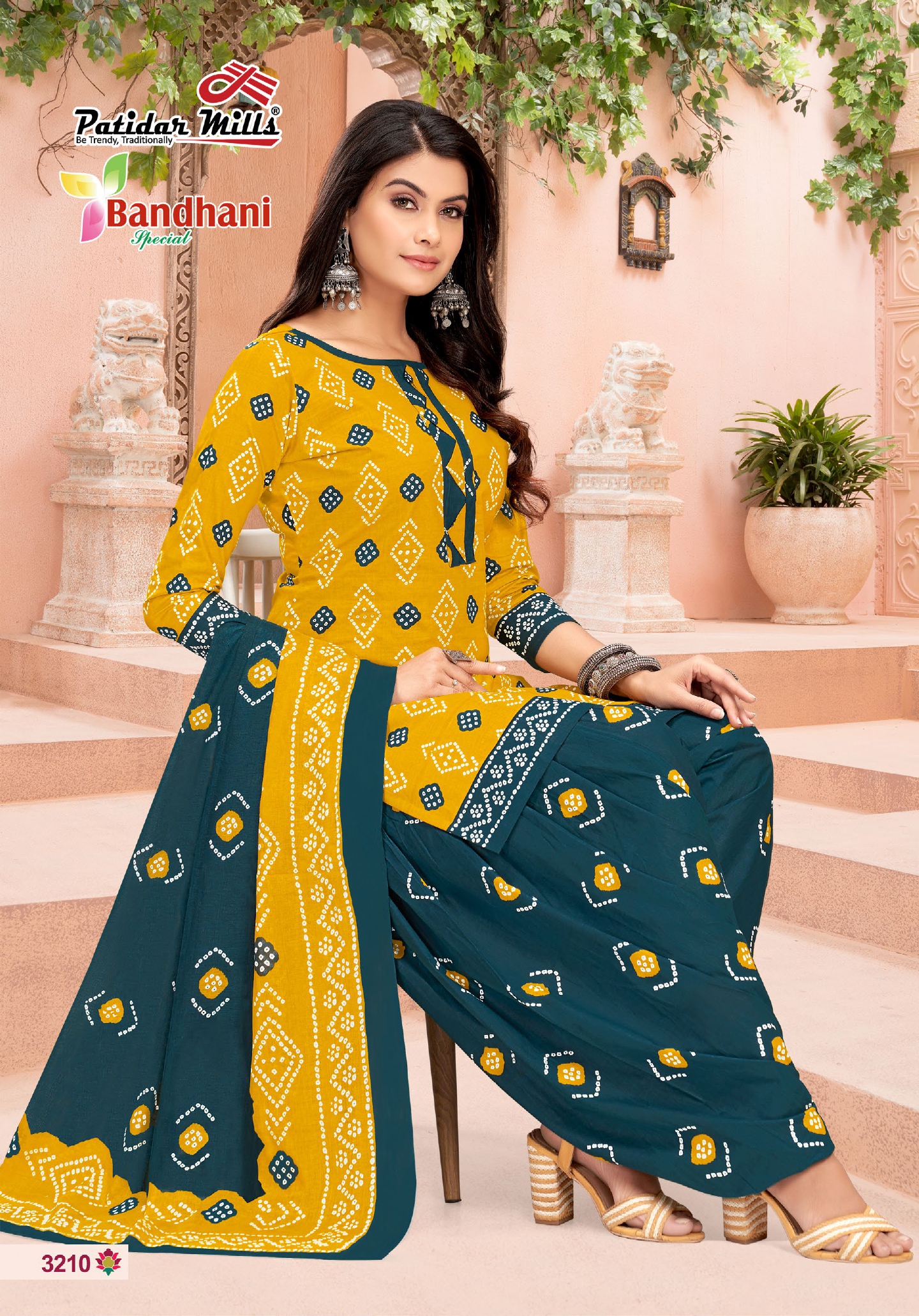 Vardan Ethnic Bandhani Special Vol 32 Cotton Wholesale Salwar Suit Catalog — Wholesale Salwar Suits, MPA wholesale from Surat - Gallery Image 10