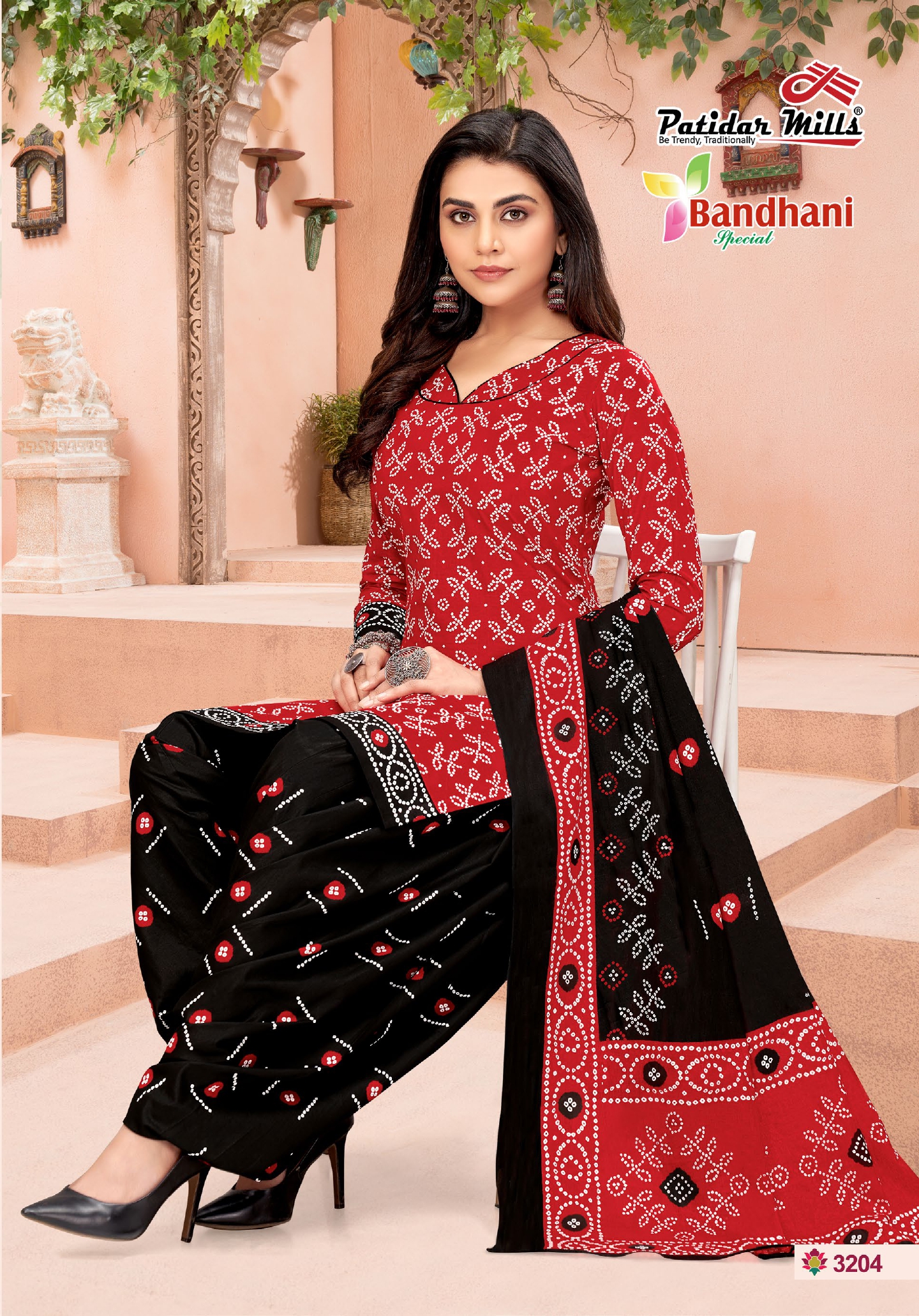 Vardan Ethnic Bandhani Special Vol 32 Cotton Wholesale Salwar Suit Catalog — Wholesale Salwar Suits, MPA wholesale from Surat - Gallery Image 5