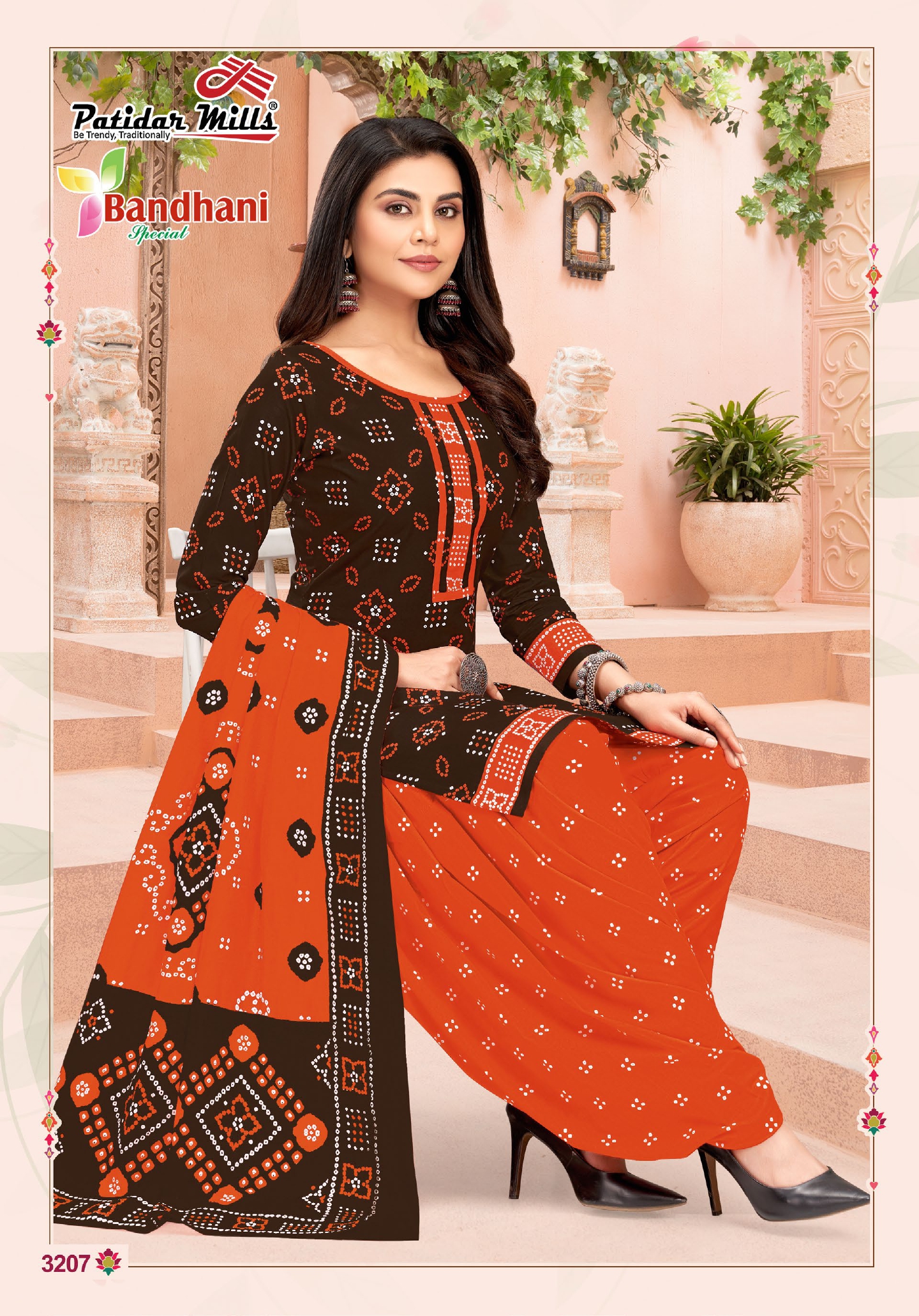 Vardan Ethnic Bandhani Special Vol 32 Cotton Wholesale Salwar Suit Catalog — Wholesale Salwar Suits, MPA wholesale from Surat - Gallery Image 7