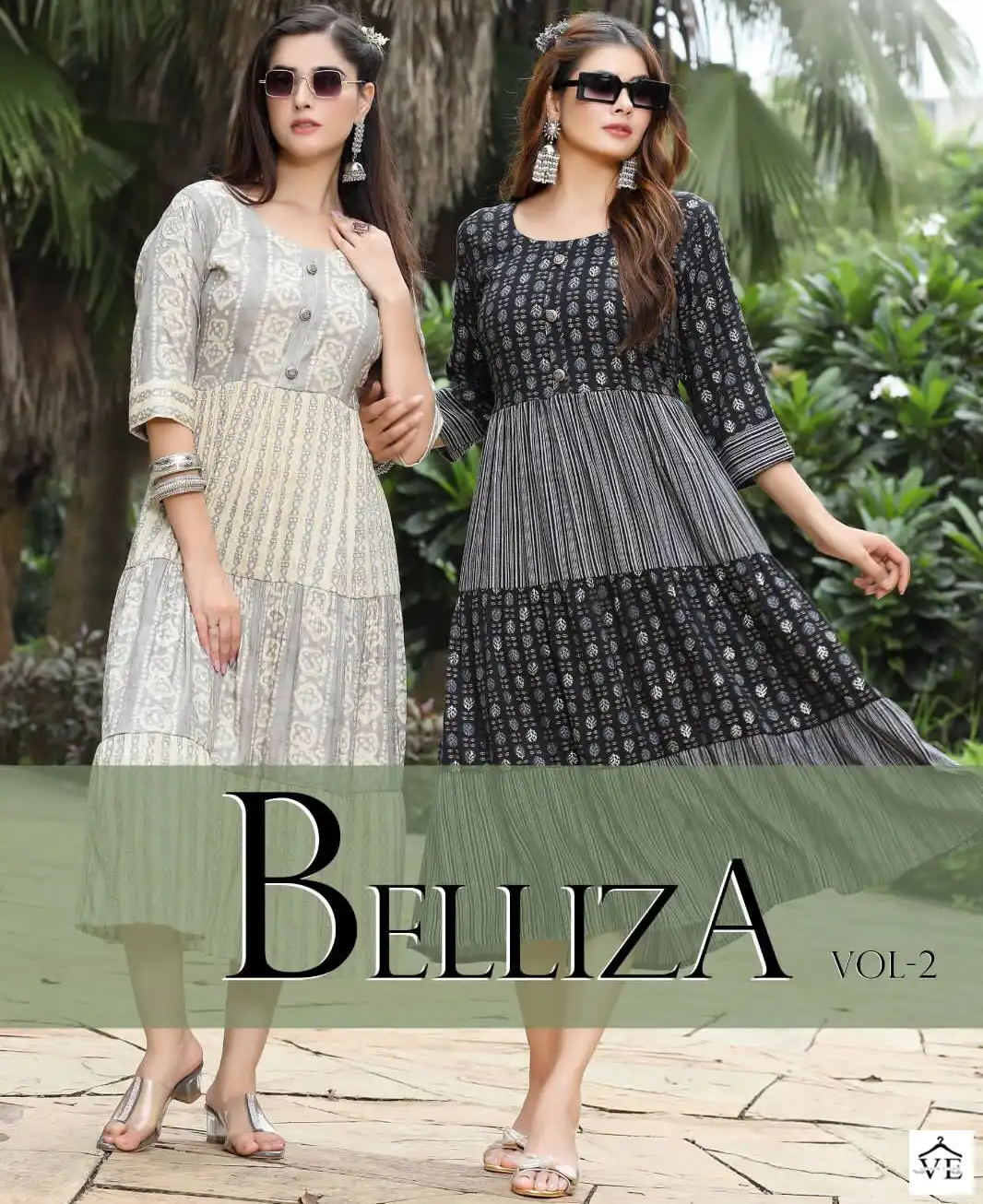 Kanasu Belliza Vol 2 Heavy Rayon Wholesale Kurti Catalog — Wholesale Kurtis, Belliza Designer wholesale from Surat — view 1