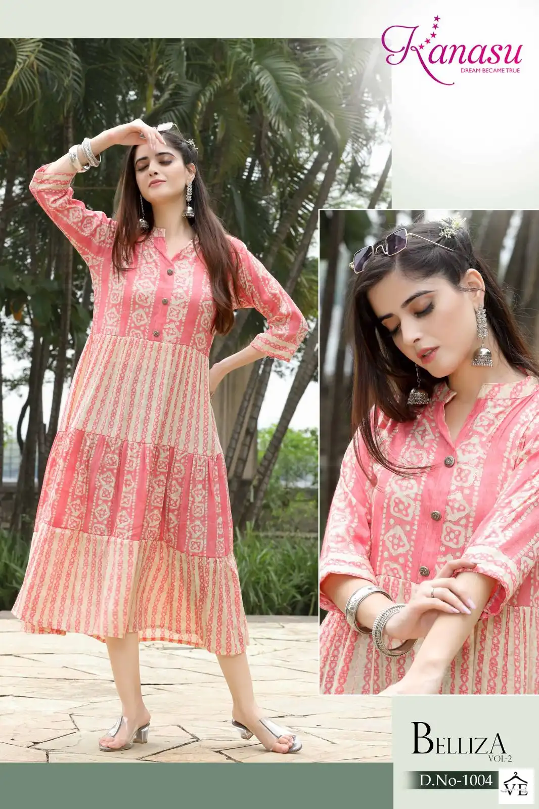 Kanasu Belliza Vol 2 Heavy Rayon Wholesale Kurti Catalog — Wholesale Kurtis, Belliza Designer wholesale from Surat - Gallery Image 4