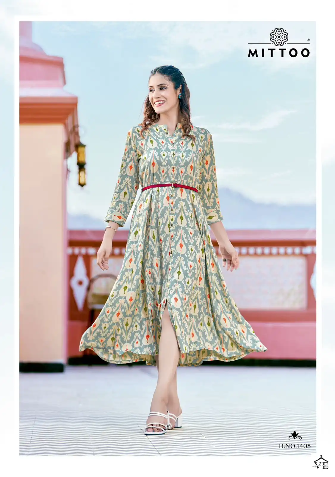 Mittoo Belt Vol 14 Rayon Wholesale Kurti Catalog — Wholesale Kurtis, Mittoo wholesale from Surat — view 2