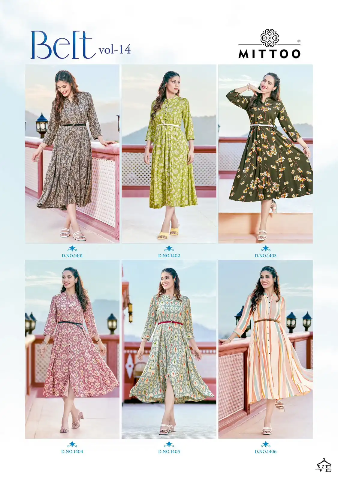 Mittoo Belt Vol 14 Rayon Wholesale Kurti Catalog — Wholesale Kurtis, Mittoo wholesale from Surat — view 7