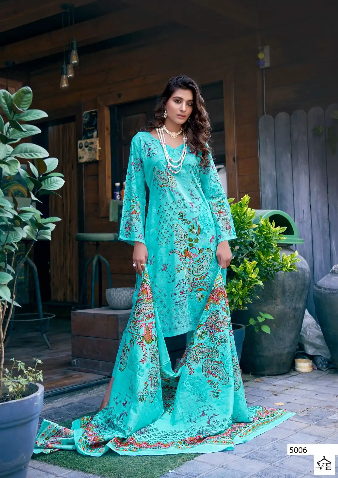Yashika Bin Saeed Mahnoor Vol 5 Pure Lawn Wholesale Pakistani Suits Catalog — Wholesale Salwar Suits, MPA wholesale from Surat - Gallery Image 8