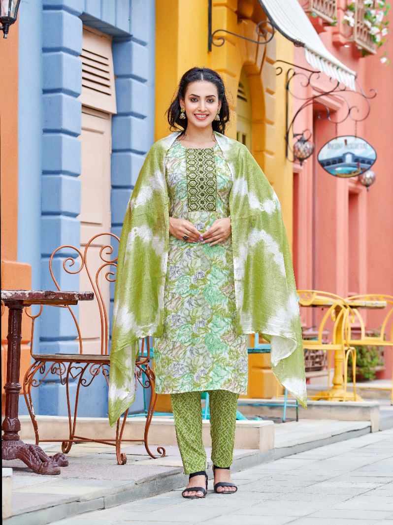 Vardan Ethnic Block Buster Heavy Rayon Print Wholesale Readymade Salwar Suit Catalog — Wholesale Salwar Suits, MPA wholesale from Surat - Gallery Image 4