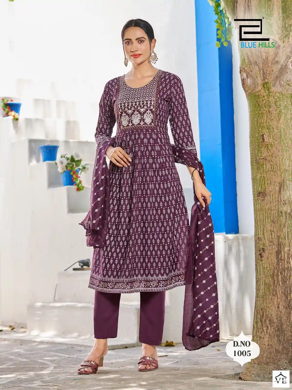 Blue Hills Festival Night Rayon 14Kg Wholesale Readymade Suits Catalog — Wholesale Salwar Suits, MPA wholesale from Surat - Gallery Image 3