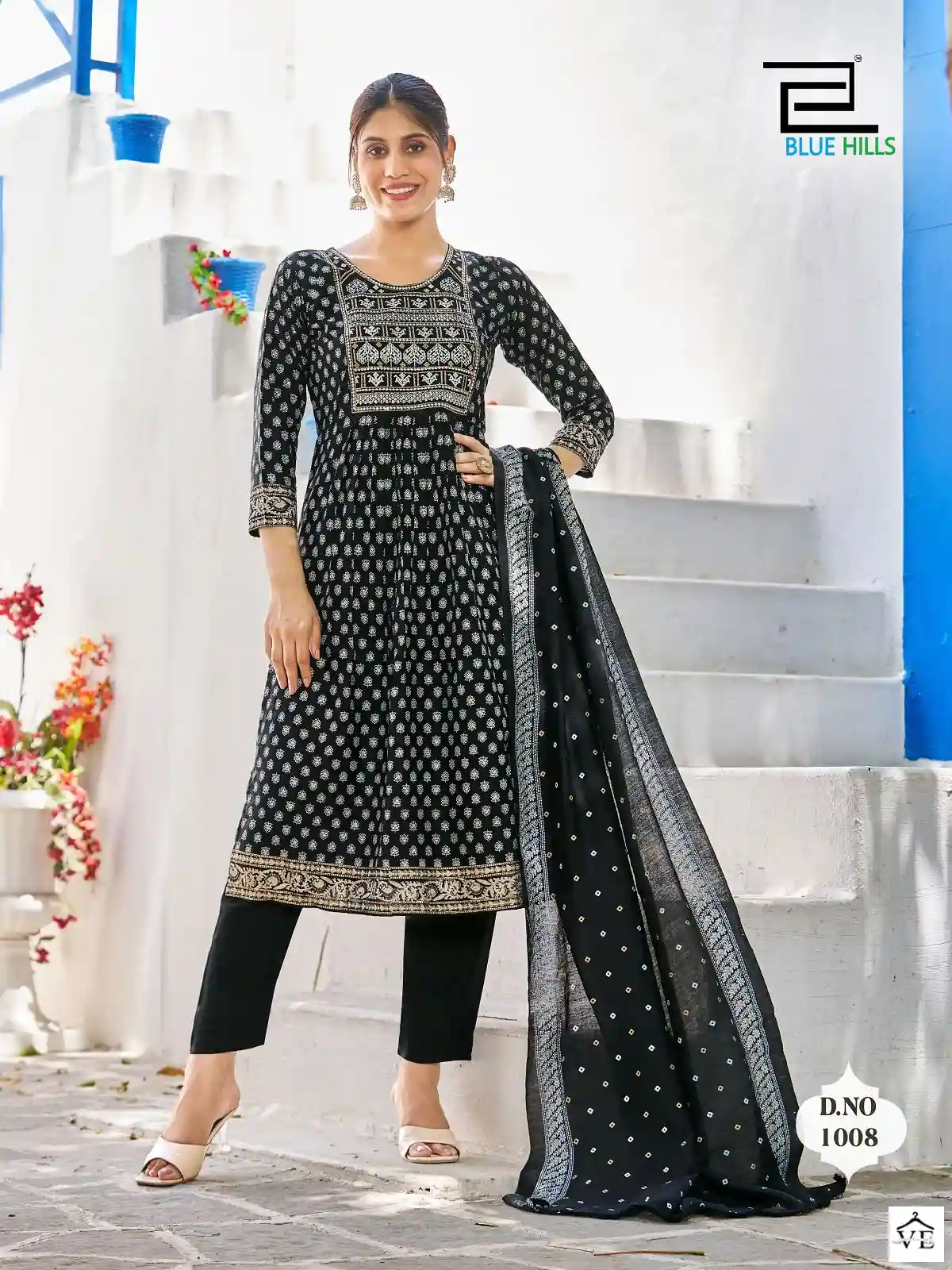 Blue Hills Festival Night Rayon 14Kg Wholesale Readymade Suits Catalog — Wholesale Salwar Suits, MPA wholesale from Surat - Gallery Image 6