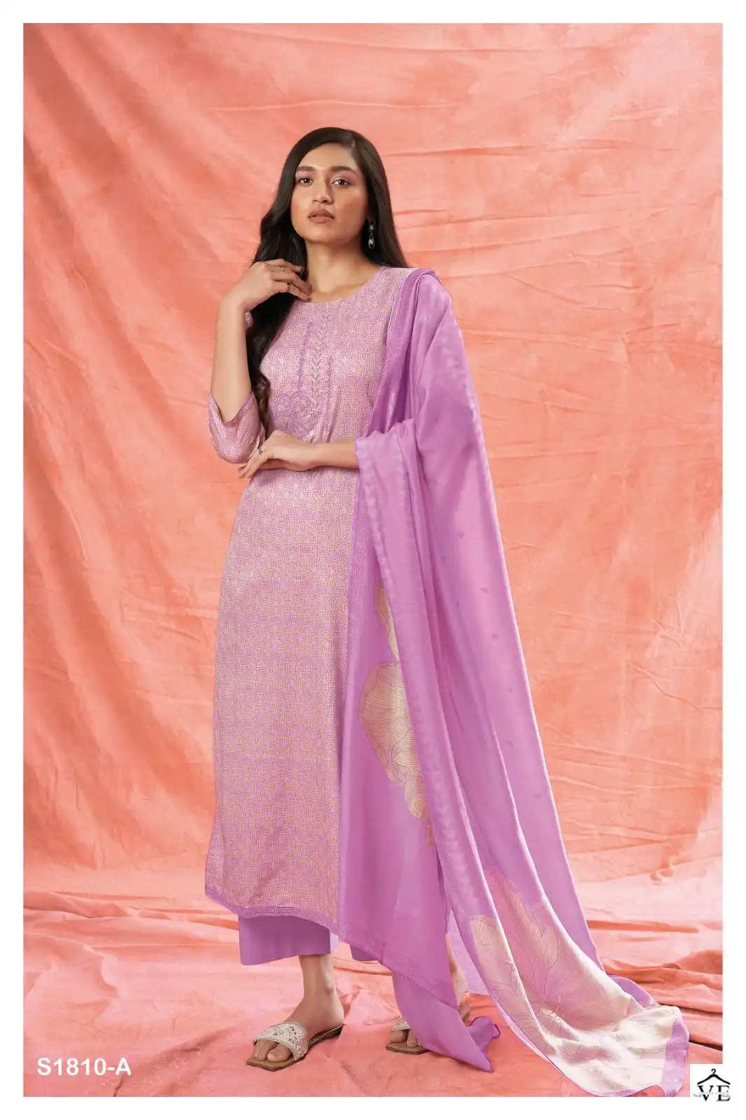 Ganga Bright 1810 Cotton Wholesale Designer Salwar Suit Catalog — Wholesale Salwar Suits, Ganga wholesale from Surat - Gallery Image 2