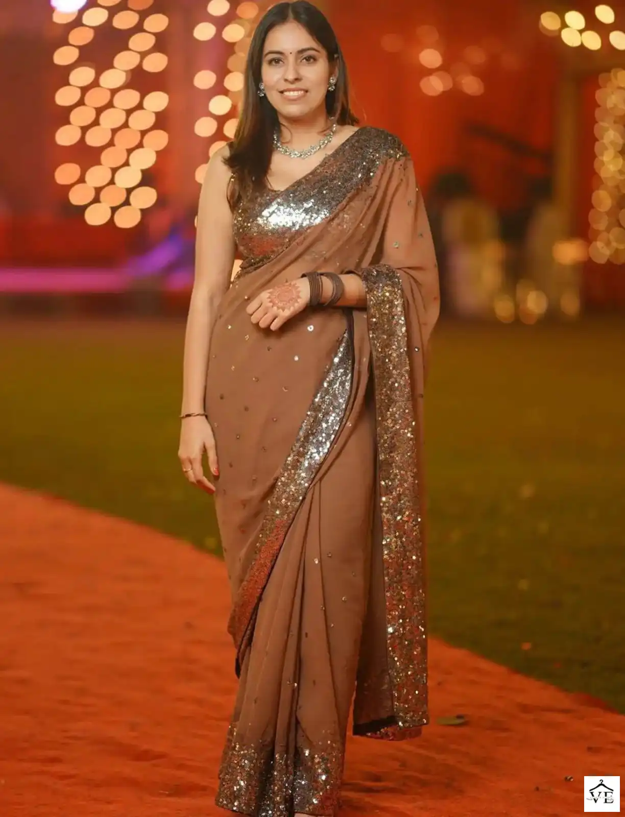 Vardan Ethnic BT-1174 Georgette Wholesale Saree — Wholesale Sarees, MPA wholesale from Surat — view 1