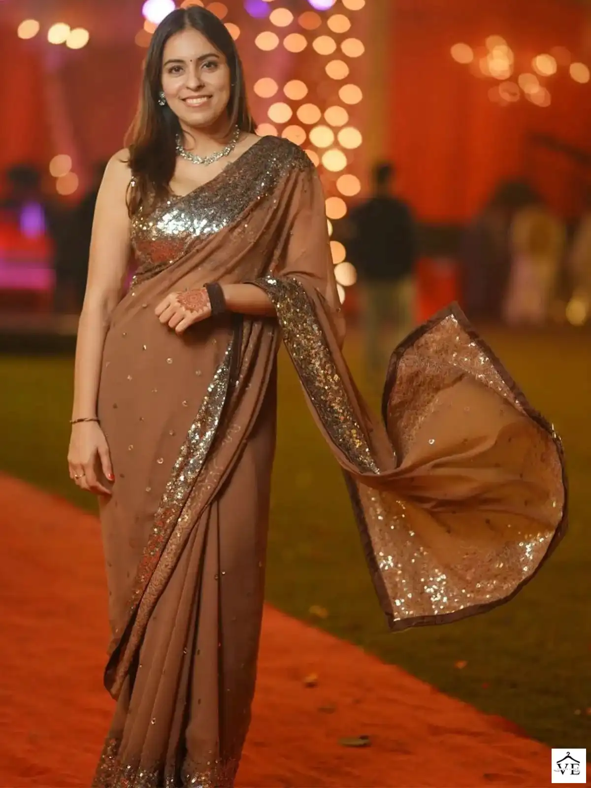 Vardan Ethnic BT-1174 Georgette Wholesale Saree — Wholesale Sarees, MPA wholesale from Surat - Gallery Image 3