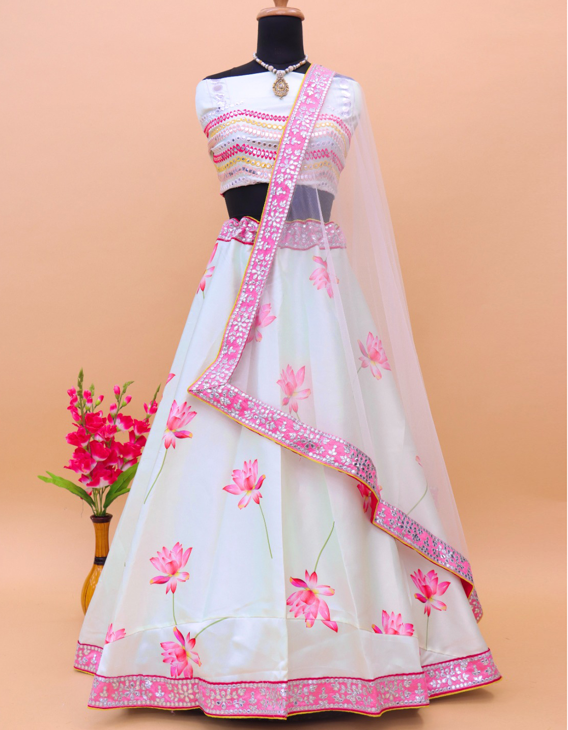 Vardan Ethnic BT 289 Malai Sattin Silk Wholesale Lehenga — Wholesale Lehenga, MPA wholesale from Surat — view 1