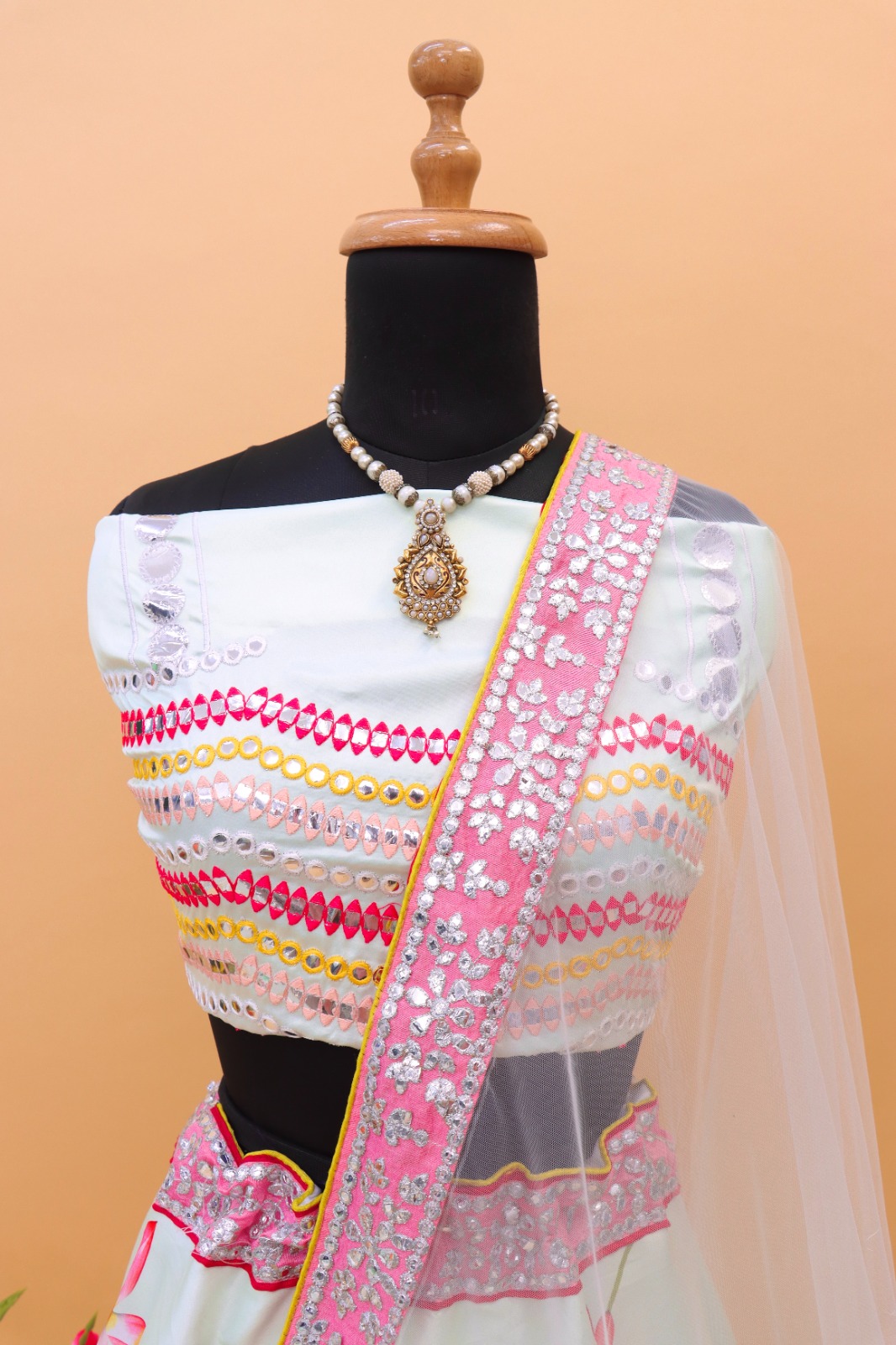 Vardan Ethnic BT 289 Malai Sattin Silk Wholesale Lehenga — Wholesale Lehenga, MPA wholesale from Surat — view 2