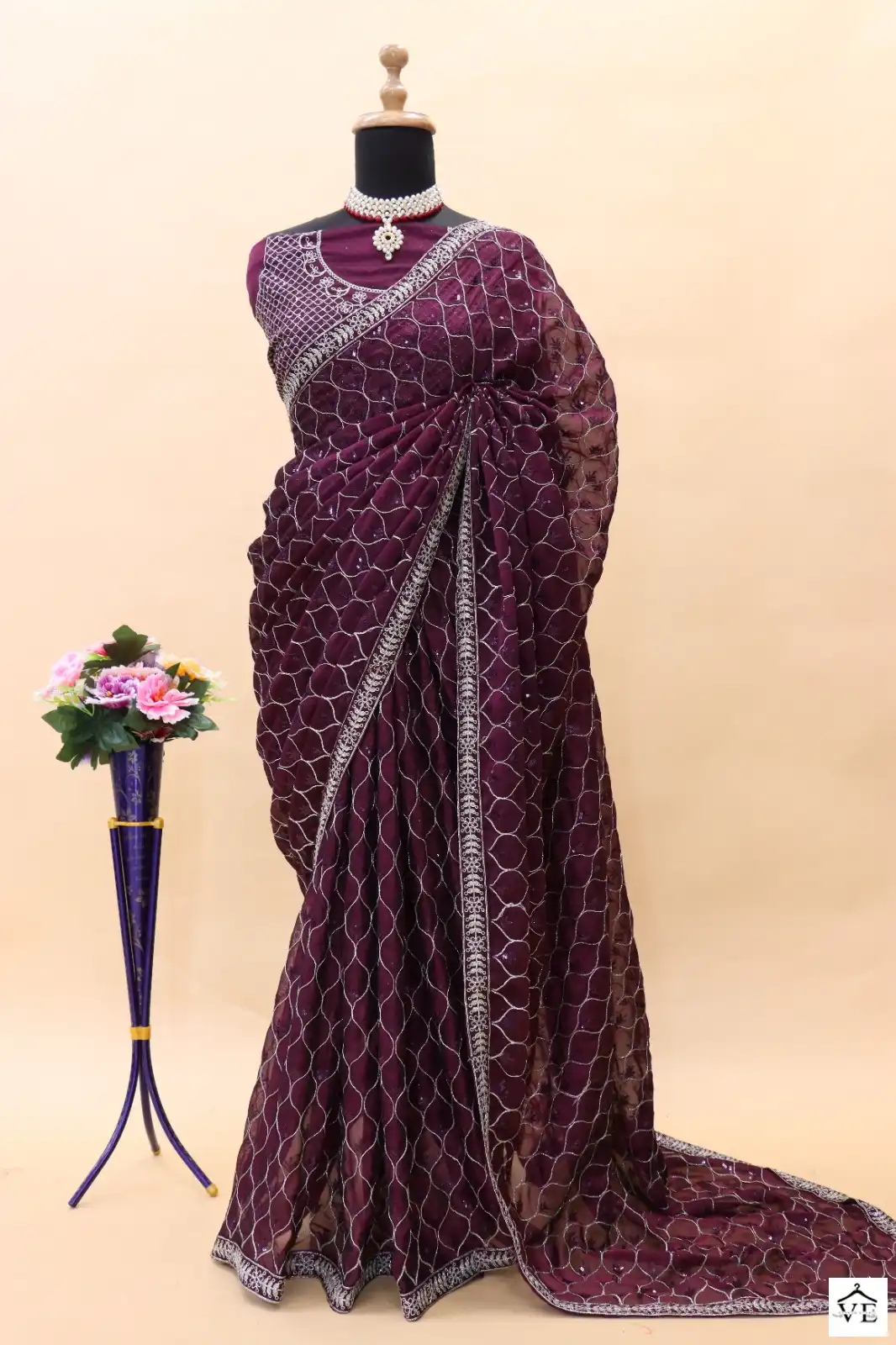 Vardan Ethnic BT-360 Heavy Kasturi Silk Wholesale Designer Saree — Wholesale Sarees, MPA wholesale from Surat - Gallery Image 4