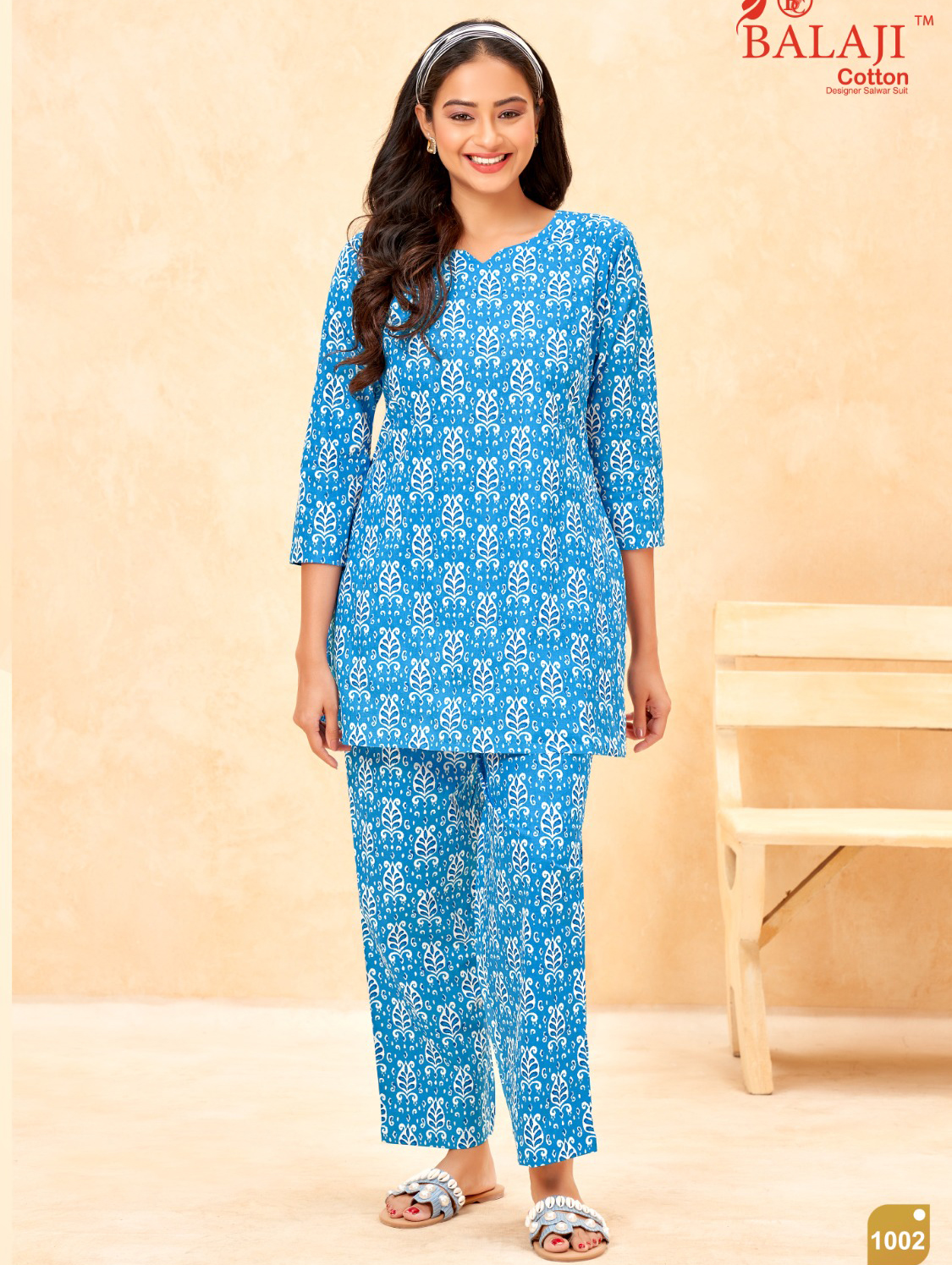 Balaji Maryam Cotton Wholesale Kurti With Pant Catalog — Wholesale Kurtis, MPA wholesale from Surat — view 1