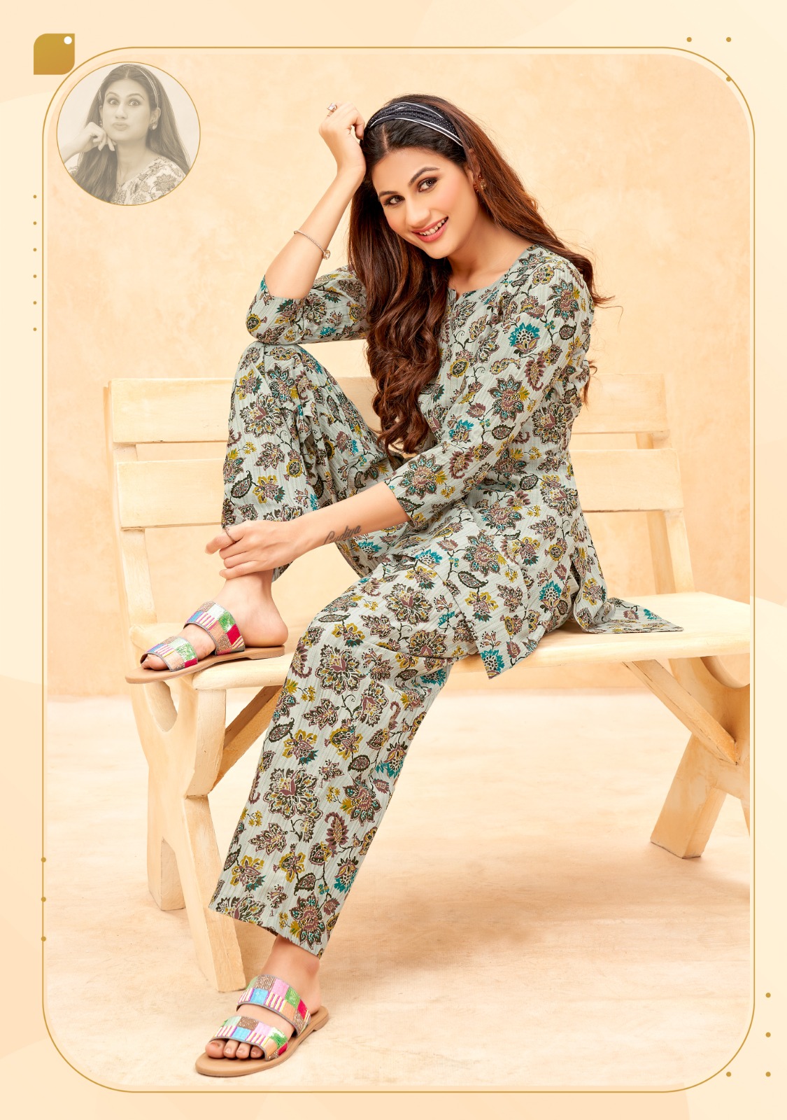 Balaji Maryam Cotton Wholesale Kurti With Pant Catalog — Wholesale Kurtis, MPA wholesale from Surat — view 3