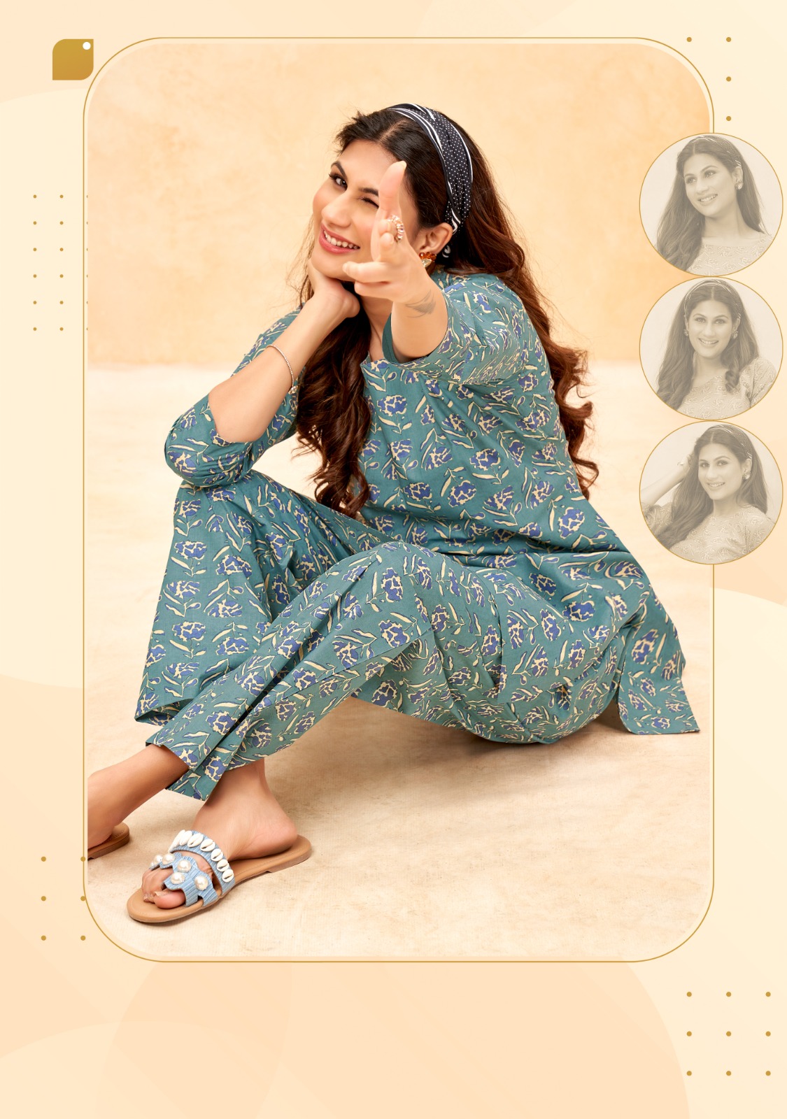 Balaji Maryam Cotton Wholesale Kurti With Pant Catalog — Wholesale Kurtis, MPA wholesale from Surat — view 4