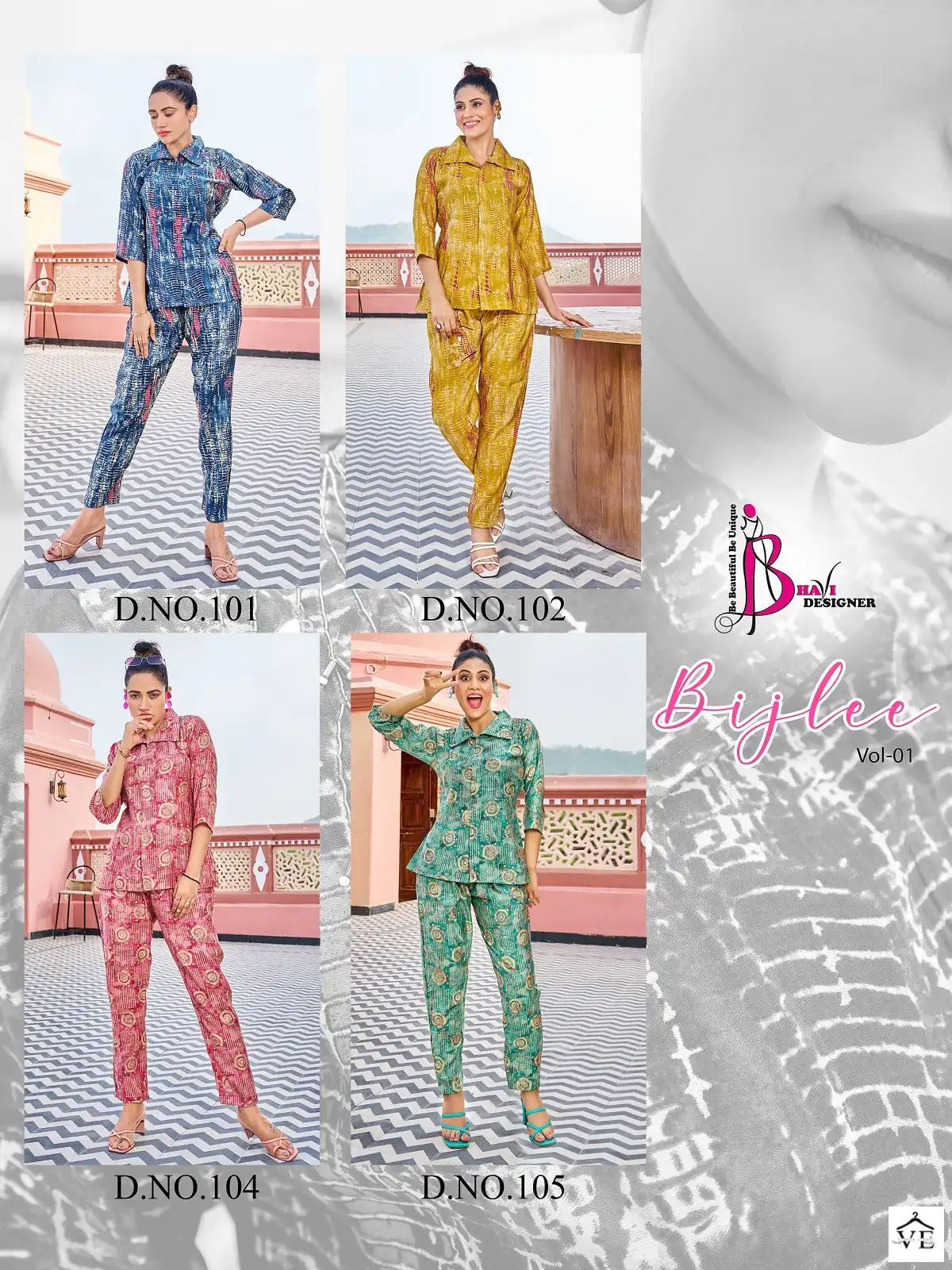 Vardan Ethnic Bijlee Heavy Modal Silk Wholesale Co-Ord Set Catalog — Wholesale Kurtis, MPA wholesale from Surat — view 5