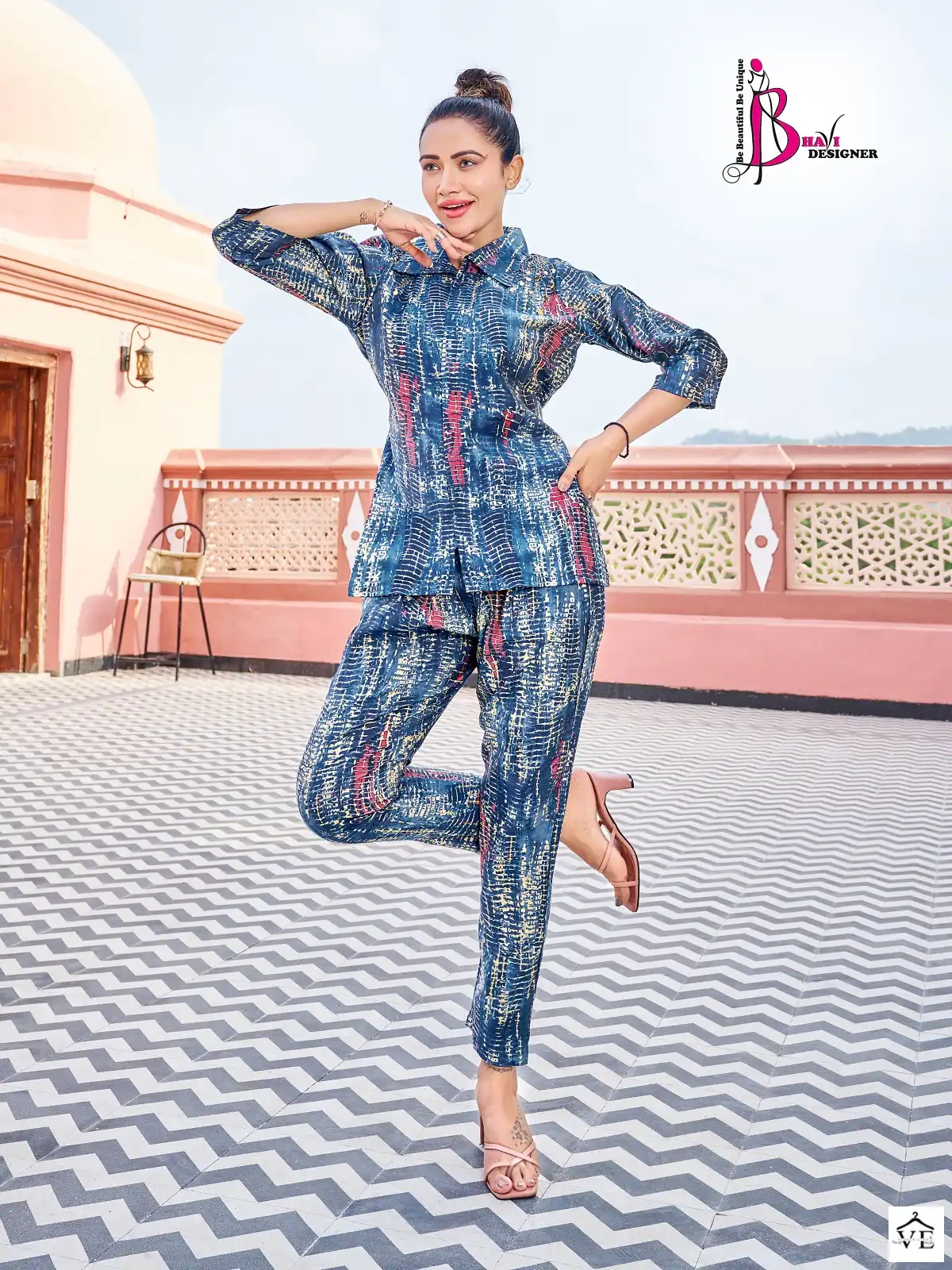 Vardan Ethnic Bijlee Heavy Modal Silk Wholesale Co-Ord Set Catalog — Wholesale Kurtis, MPA wholesale from Surat - Gallery Image 3