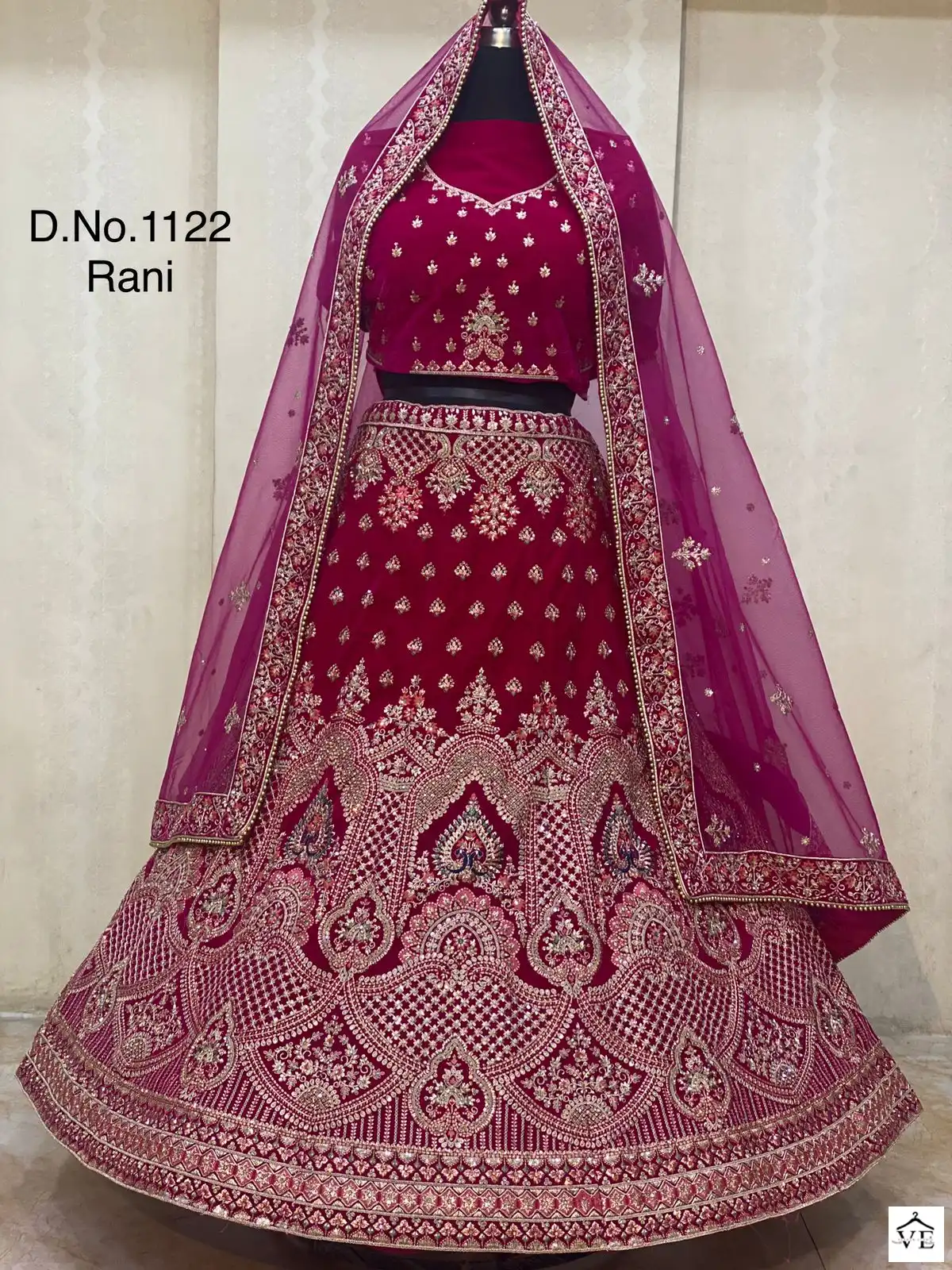 Pc Bridal Velvet Wholesale Lehenga Catalog — Wholesale Lehenga, MPA wholesale from Surat — view 10