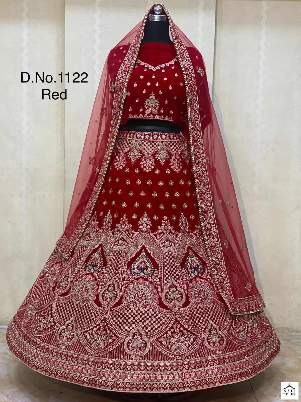Pc Bridal Velvet Wholesale Lehenga Catalog — Wholesale Lehenga, MPA wholesale from Surat — view 12