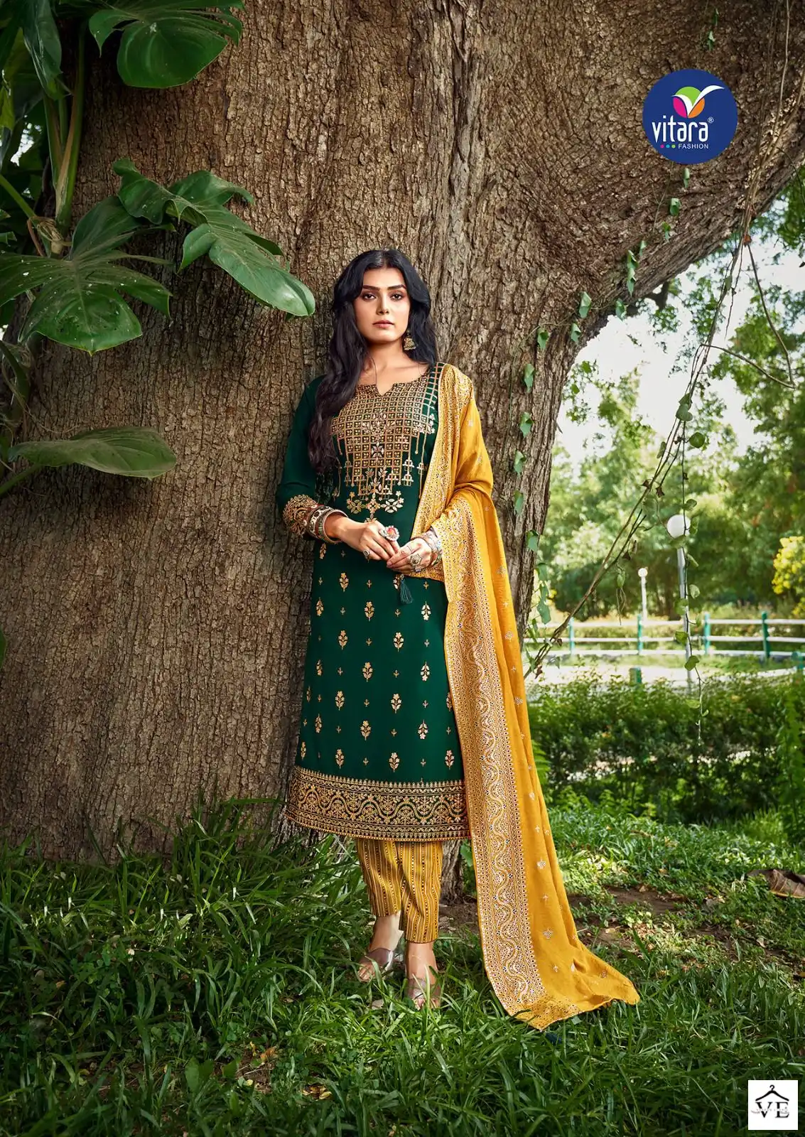 Vitara Calisto Heavy Reyon Wholesale Readymade Suits Catalog — Wholesale Salwar Suits, MPA wholesale from Surat - Gallery Image 4