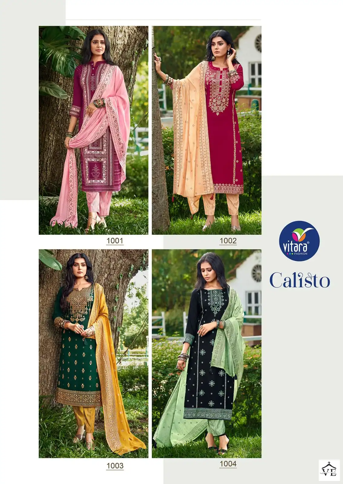 Vitara Calisto Heavy Reyon Wholesale Readymade Suits Catalog — Wholesale Salwar Suits, MPA wholesale from Surat — view 5