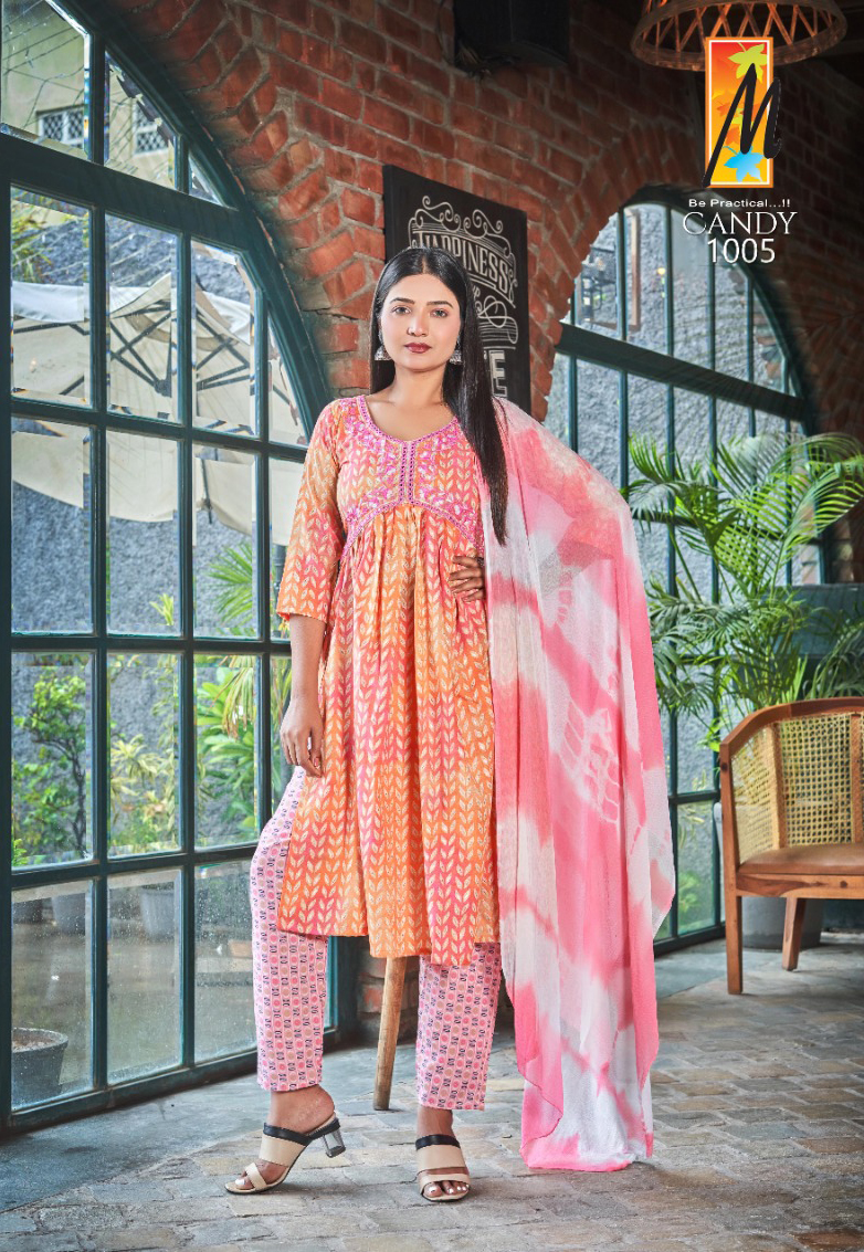 Master Candy Aliya Cut Two Tone Print Wholesale Readymade Salwar Suit Catalog — Wholesale Salwar Suits, MPA wholesale from Surat - Gallery Image 3