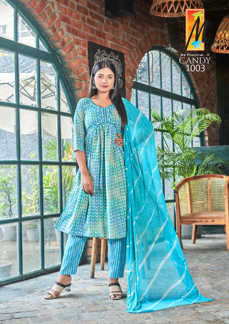 Master Candy Aliya Cut Two Tone Print Wholesale Readymade Salwar Suit Catalog — Wholesale Salwar Suits, MPA wholesale from Surat - Gallery Image 4
