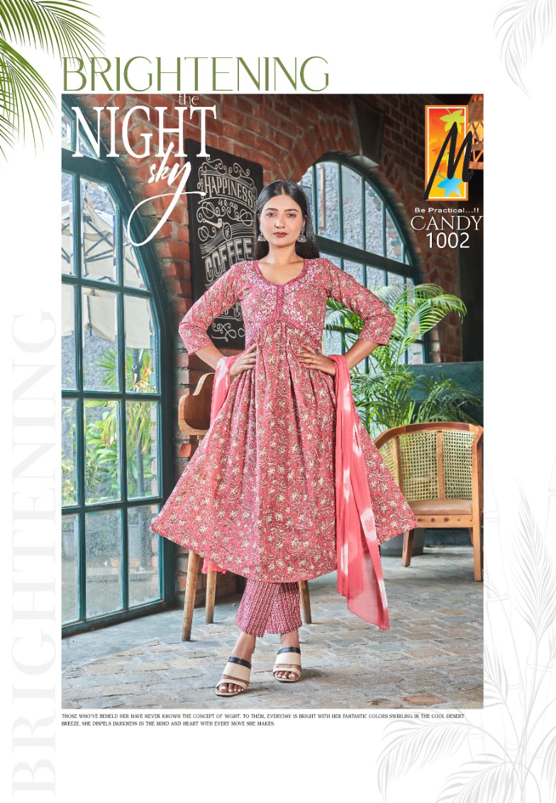 Master Candy Aliya Cut Two Tone Print Wholesale Readymade Salwar Suit Catalog — Wholesale Salwar Suits, MPA wholesale from Surat - Gallery Image 7