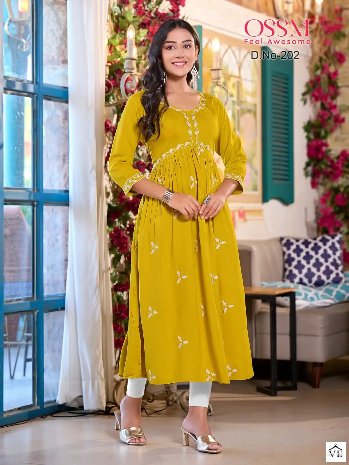 Ossm Celebrations Vol 2 Heavy Rayon 16Kg Wholesale Kurti Catalog — Wholesale Kurtis, MPA wholesale from Surat - Gallery Image 2