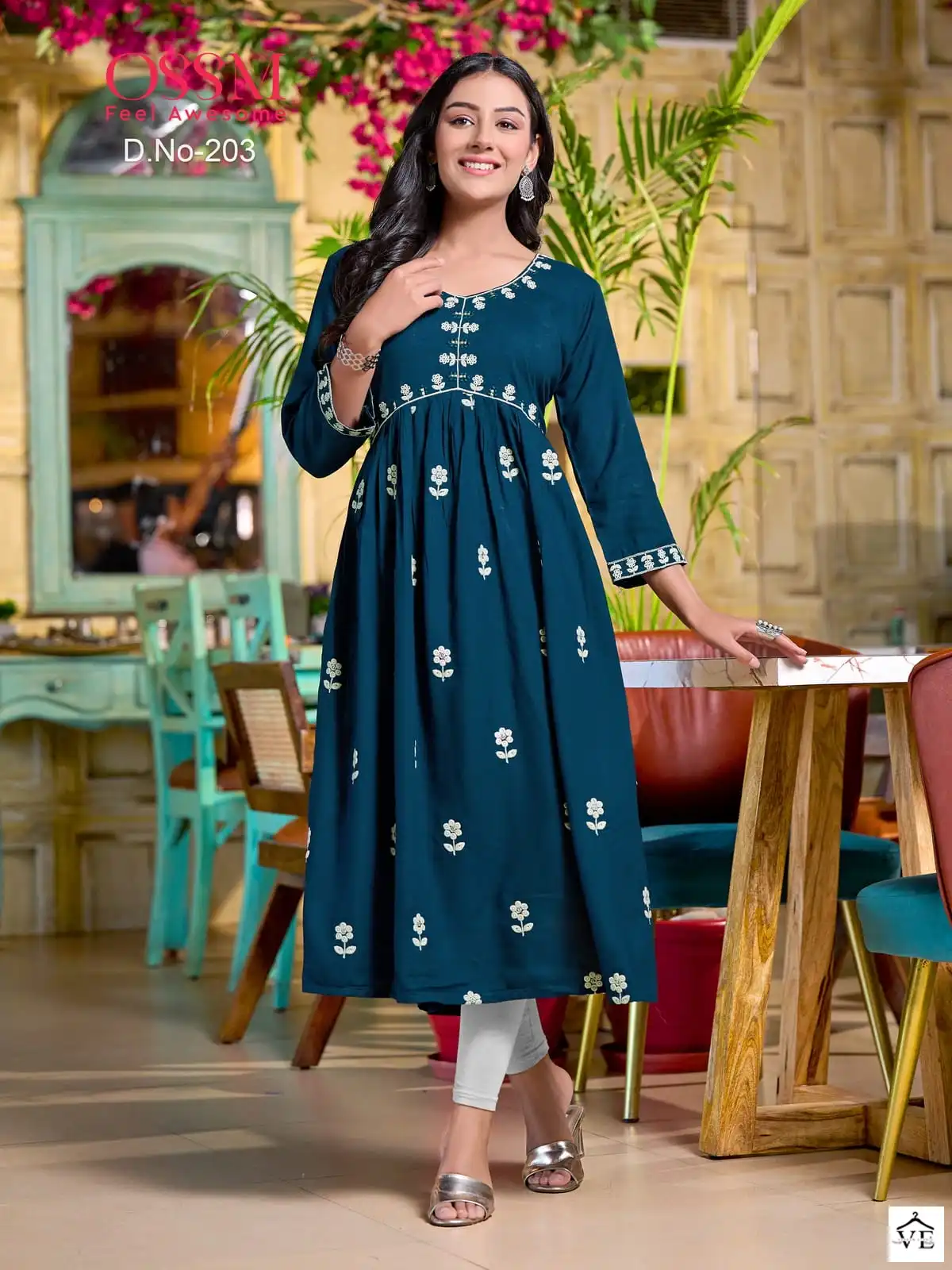 Ossm Celebrations Vol 2 Heavy Rayon 16Kg Wholesale Kurti Catalog — Wholesale Kurtis, MPA wholesale from Surat - Gallery Image 3