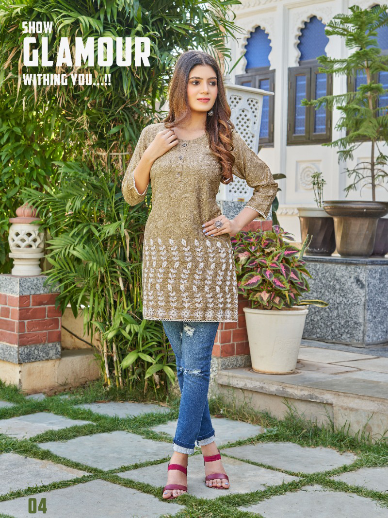 Rung Celina Heavy Rayon Print Wholesale Kurtis Catalog — Wholesale Kurtis, MPA wholesale from Surat - Gallery Image 3