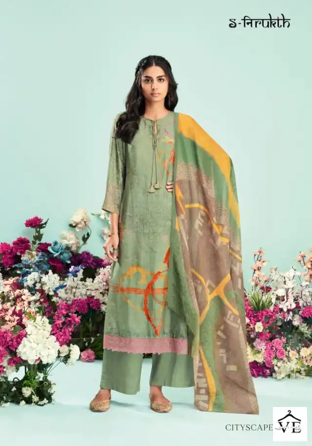 S-Nirukth City Scape Cotton Print Wholesale Salwar Suit Catalog — Wholesale Salwar Suits, MPA wholesale from Surat - Gallery Image 3