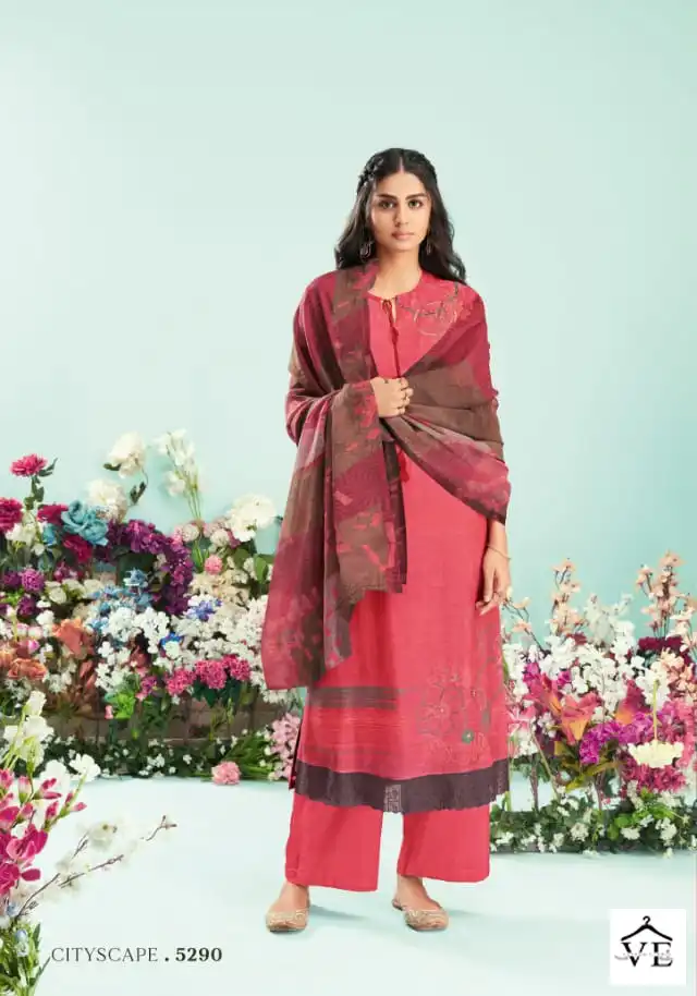 S-Nirukth City Scape Cotton Print Wholesale Salwar Suit Catalog — Wholesale Salwar Suits, MPA wholesale from Surat - Gallery Image 4