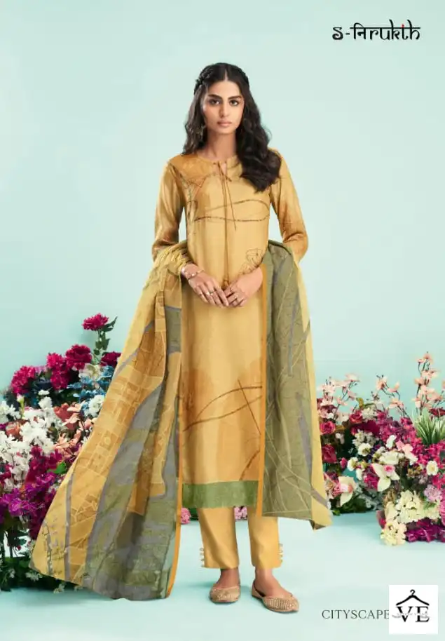 S-Nirukth City Scape Cotton Print Wholesale Salwar Suit Catalog — Wholesale Salwar Suits, MPA wholesale from Surat - Gallery Image 6