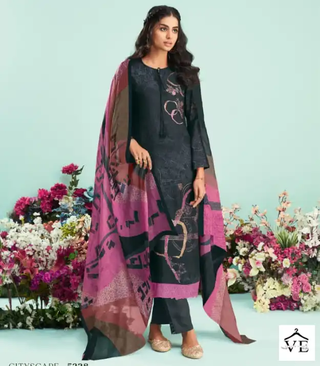 S-Nirukth City Scape Cotton Print Wholesale Salwar Suit Catalog — Wholesale Salwar Suits, MPA wholesale from Surat — view 1
